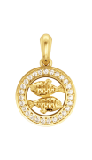 Pisces Charm in Gold